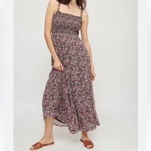 Dynamite Bea Smocked Maxi Dress Size M